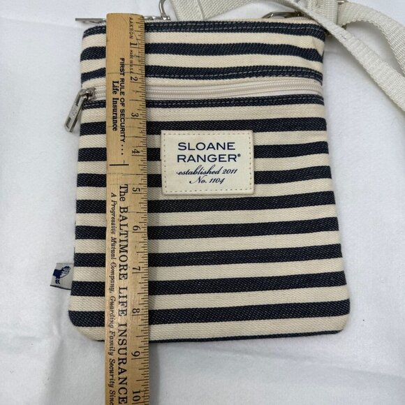 Sloane Ranger Striped Crossbody Bag With Adjustable Strap - Picture 5 of 6